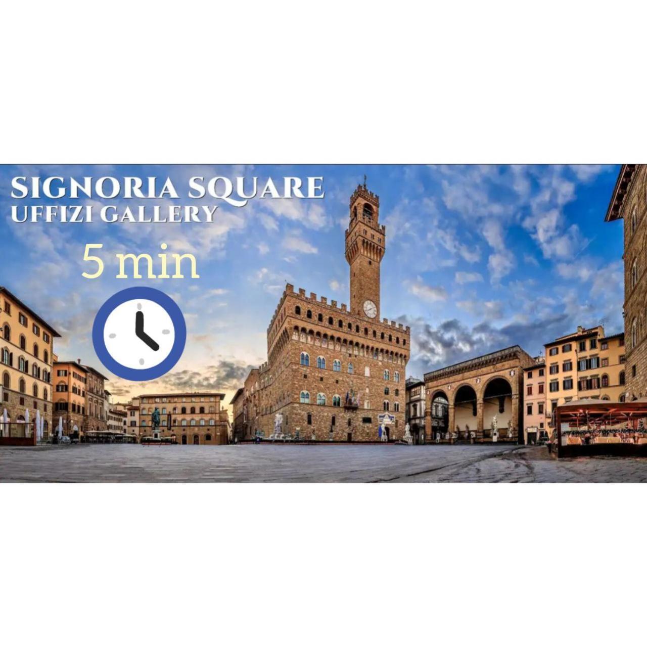 פירנצה 5 Min Dagli Uffizi Suite Wifi Confort מראה חיצוני תמונה